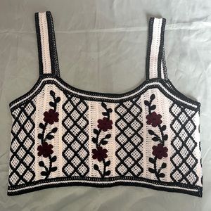 Crochet Cropped Tank Top